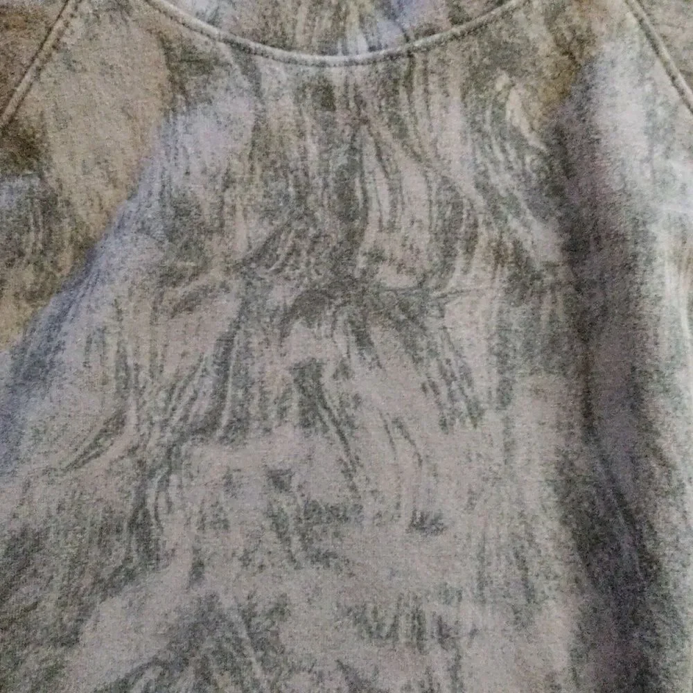 Old Navy hoodie size 8 Gray black tie dye activewear cotton spring unisex